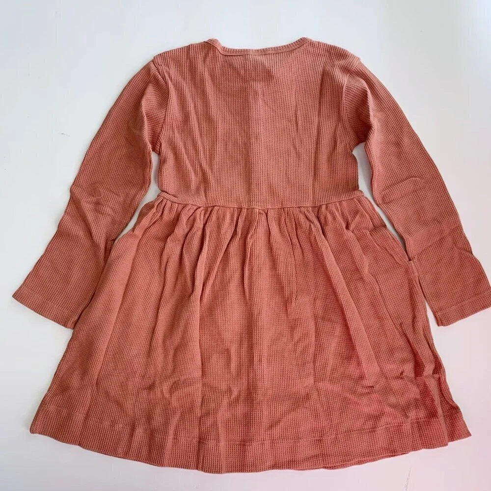 NWT Kate Quinn Organics Girl Thermal Dress 6 years